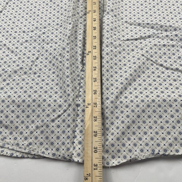 Ariat Western Shirt Men’s 2XL Long Sleeve Geometric Print Button Down Blue Gray - Picture 6 of 11